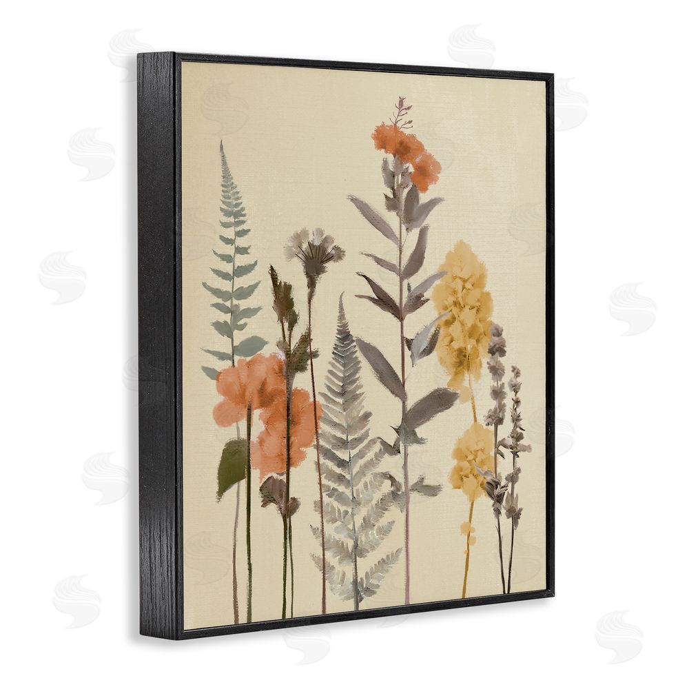 Sundance Graphics Fall Botanicals Fresh Ferns Black Framed Giclee Wall Art Print