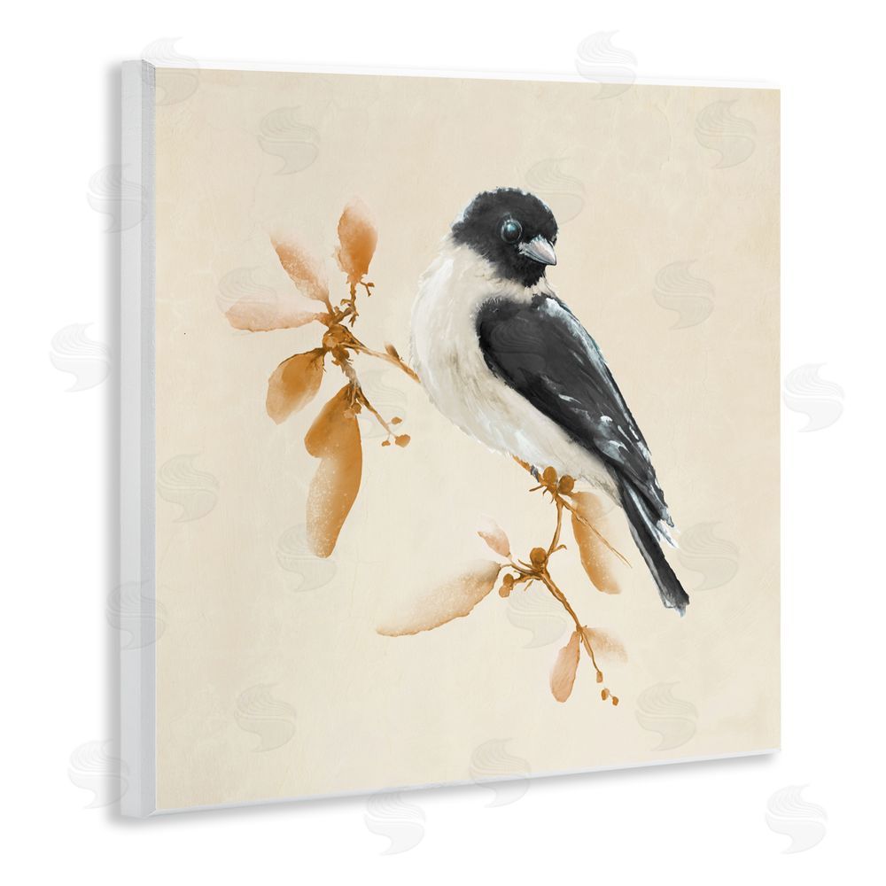 Sundance Graphics Subtle Watercolor Chickadee Wall Plaque Printed Art