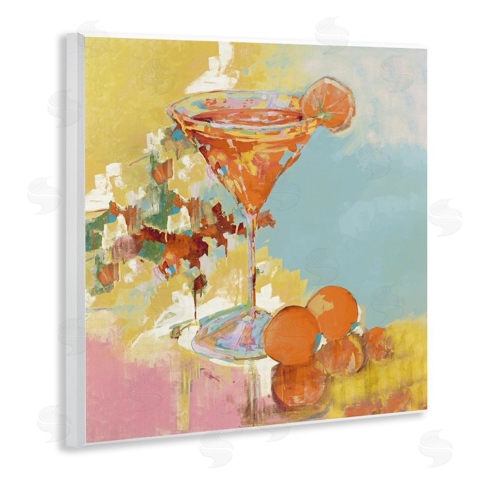 Sundance Graphics Summer Citrus Martini Wall Plaque Printed Art