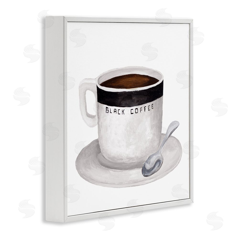 Sundance Graphics Black Coffee Mug White Framed Giclee Wall Art Print