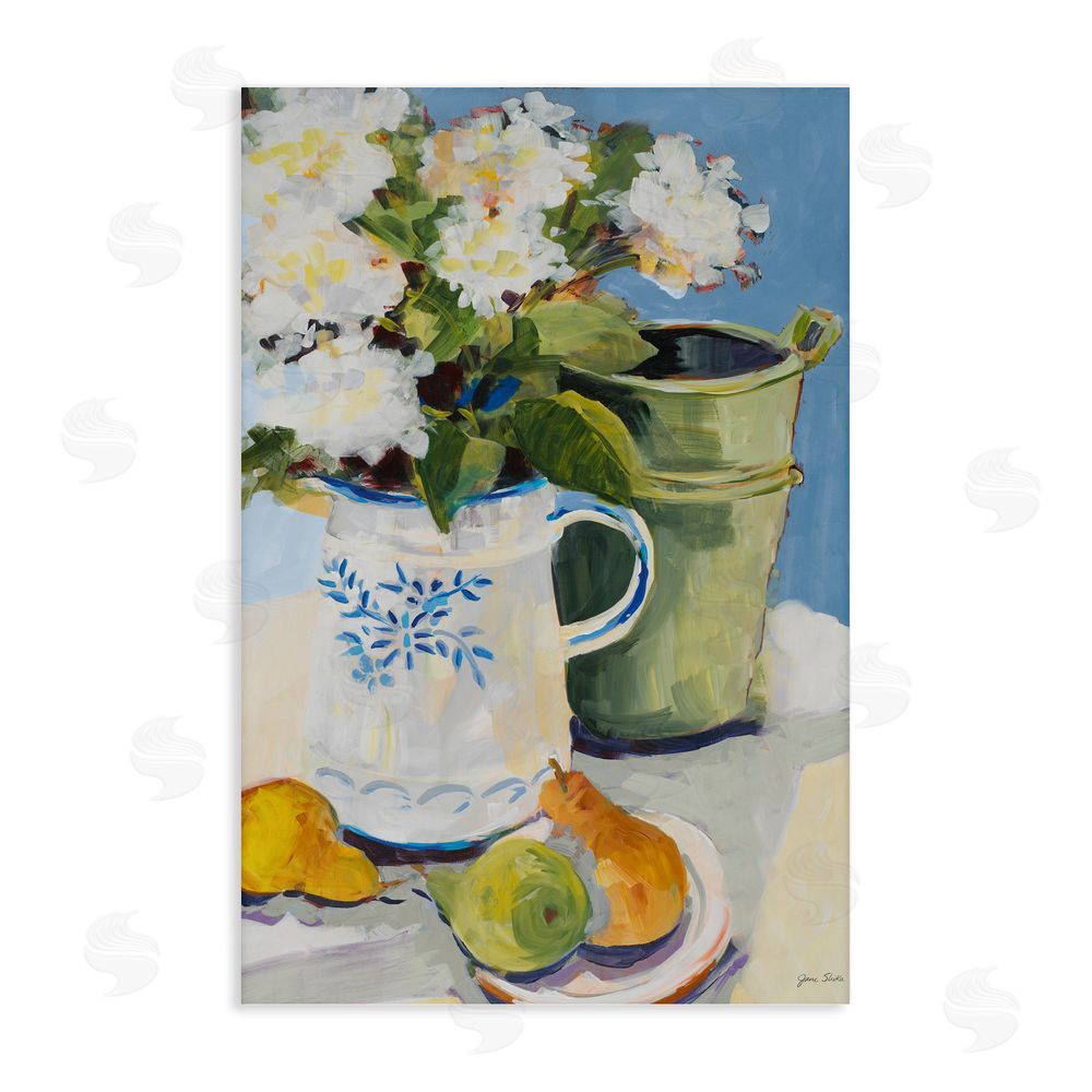 Sundance Graphics Pitcher of Flowers Still Life Canvas Wall Art Print