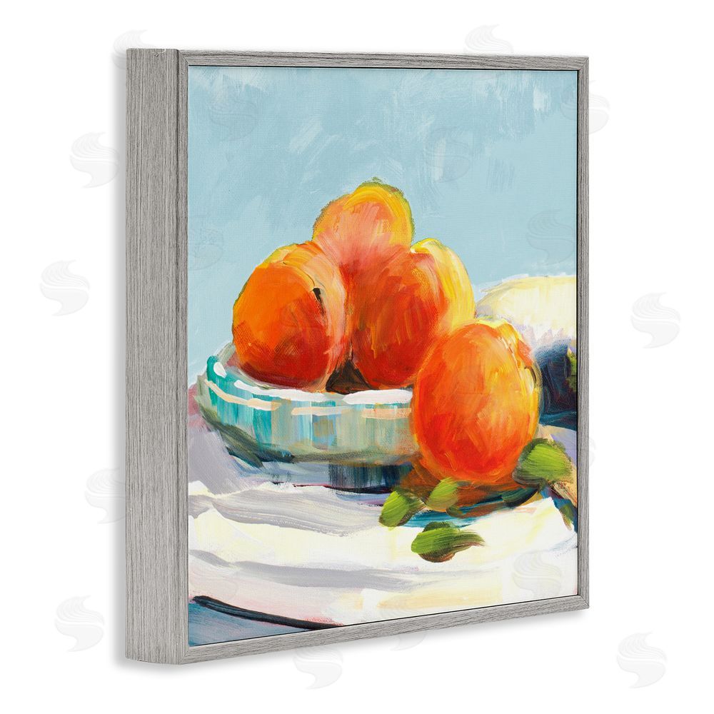 Sundance Graphics Citrus Plantation Still Life Gray Framed Giclee Wall Art Print