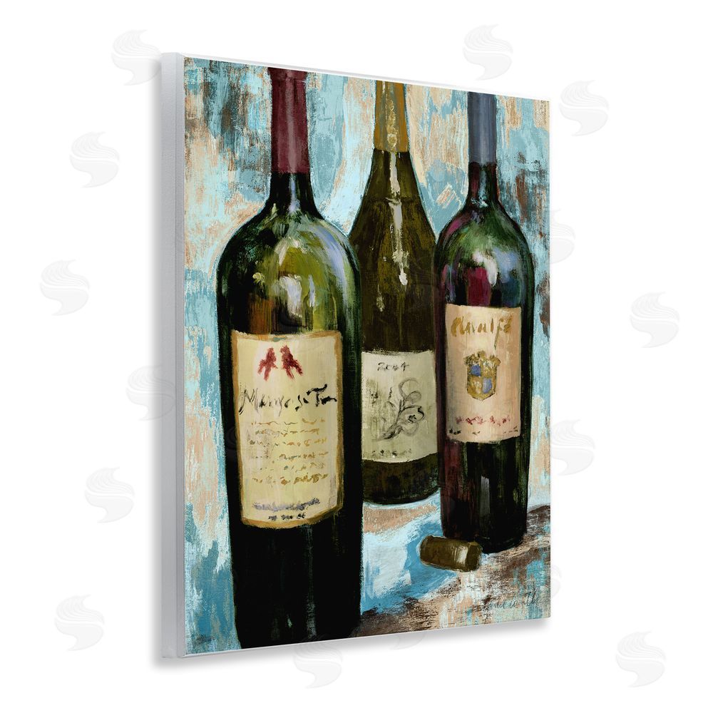 Sundance Graphics Labeled Wine Bottle Trio Wall Plaque Printed Art
