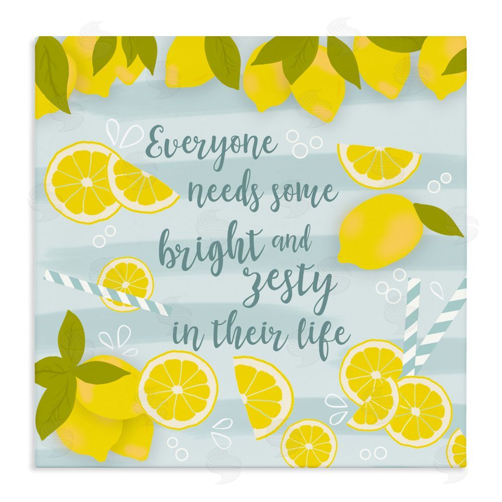 Sundance Graphics Everyone Needs Bright & Zesty Canvas Wall Art Print