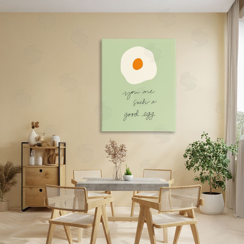 Sundance Graphics You Are A Good Egg Canvas Wall Art Print in Room