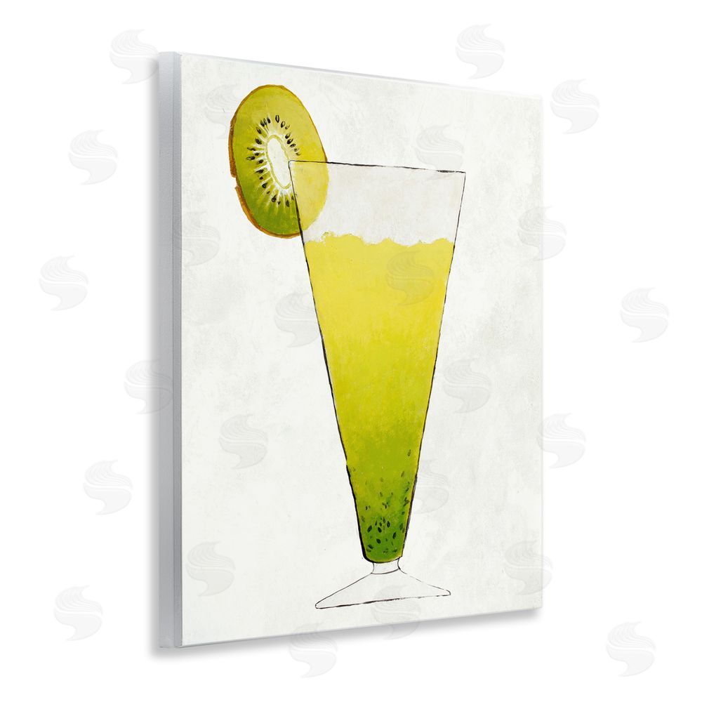 Sundance Graphics Summer Cocktail Kiwi Slice Wall Plaque Printed Art