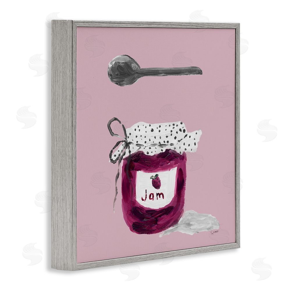 Sundance Graphics Jam Jar over Blush Gray Framed Giclee Wall Art Print