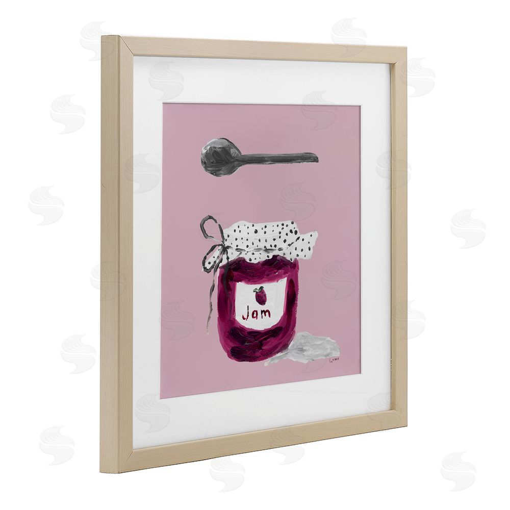Sundance Graphics Jam Jar over Blush Birch Framed Print Under Glass Wall Art