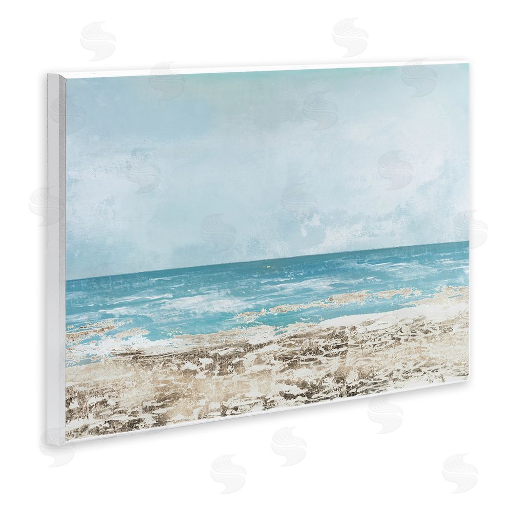 Sundance Graphics Peaceful Mood Coastal Scene Wall Plaque Printed Art