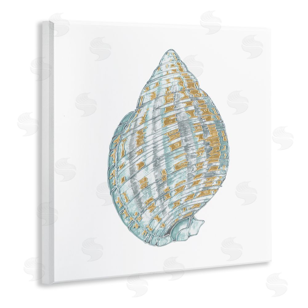 Sundance Graphics Regal Shells Spiral Wall Plaque Printed Art