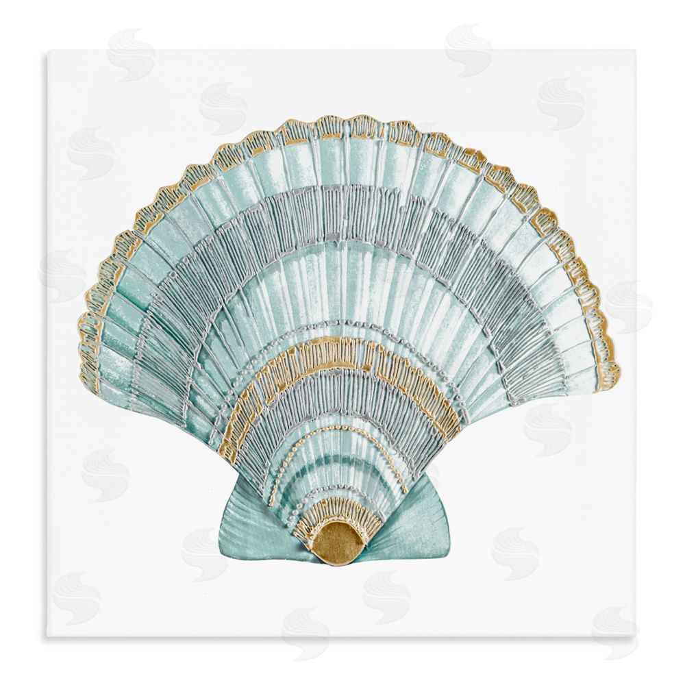 Sundance Graphics Regal Shells Scallop Canvas Wall Art Print