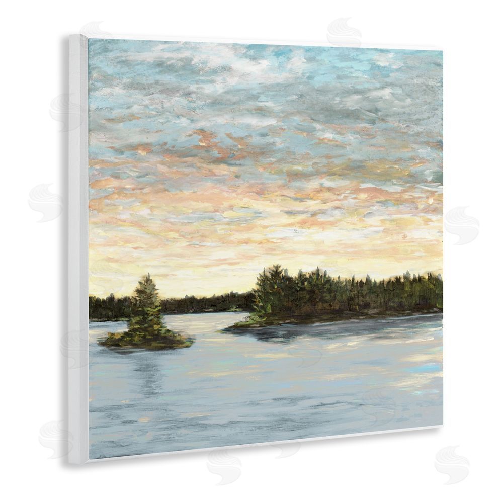 Sundance Graphics Lake Shore at Sundown Wall Plaque Printed Art