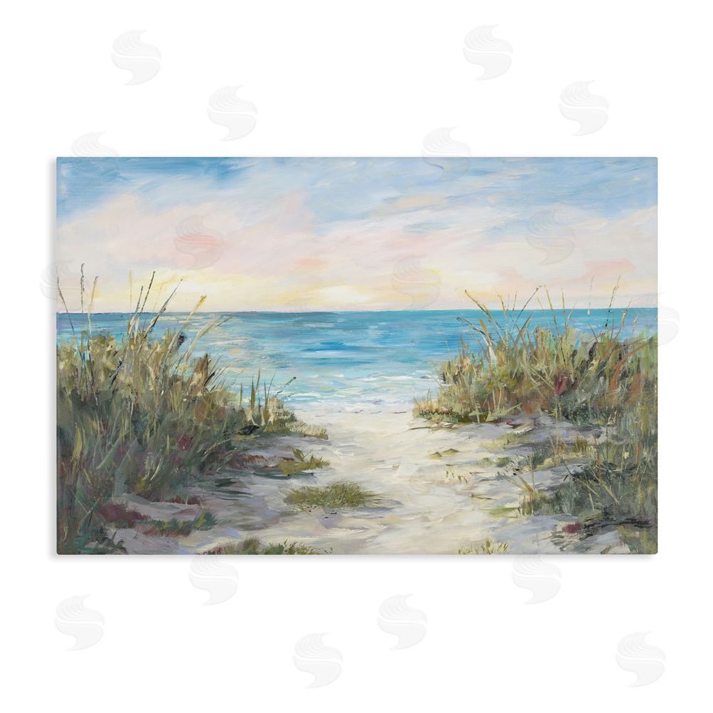 Sundance Graphics Walk To The Beach Canvas Wall Art Print