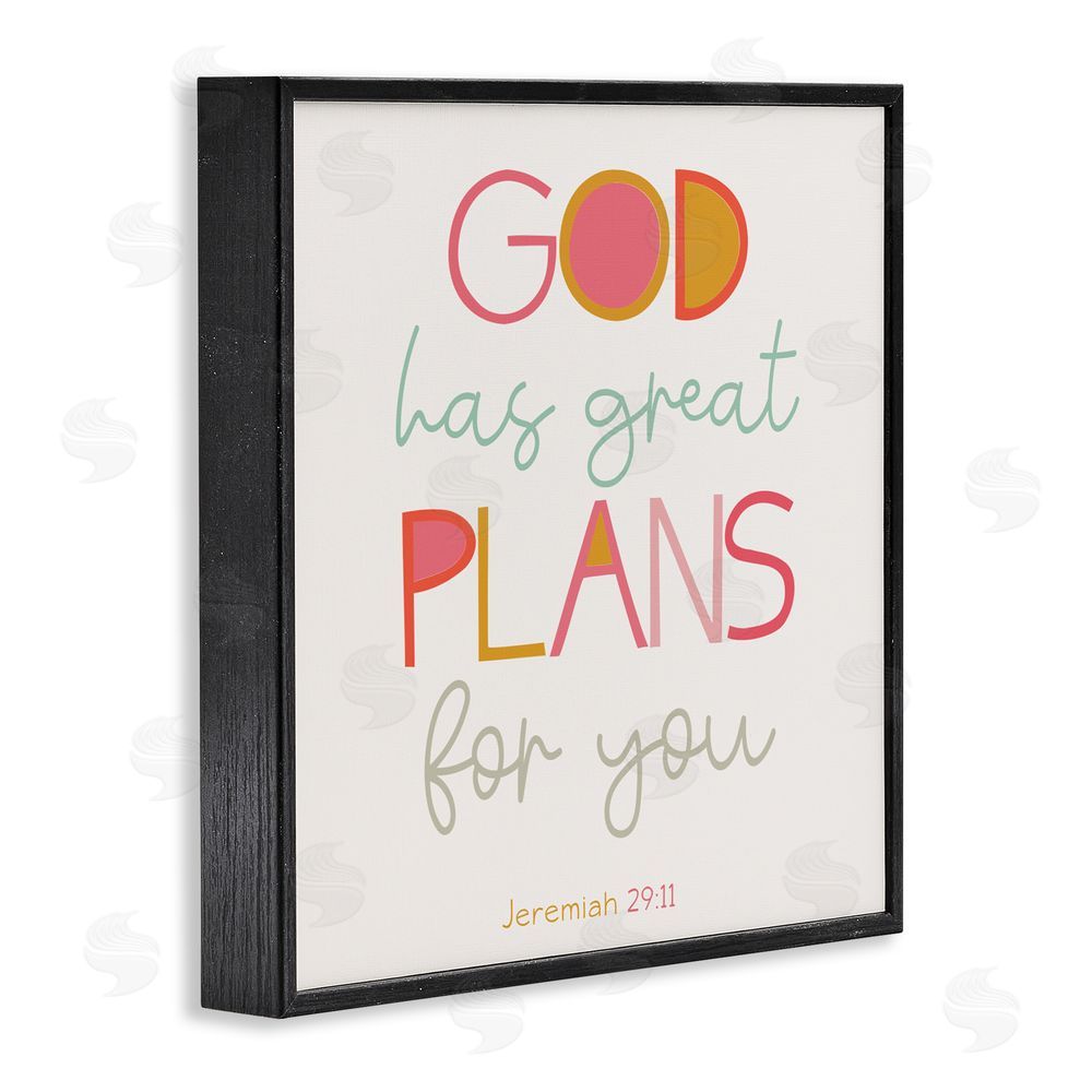 Sundance Graphics God's Plans For You Black Framed Giclee Wall Art Print