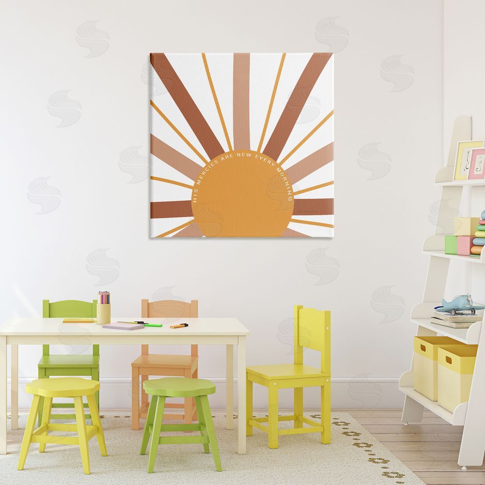 Sundance Graphics His Mercies Every Morning Canvas Wall Art Print in Room