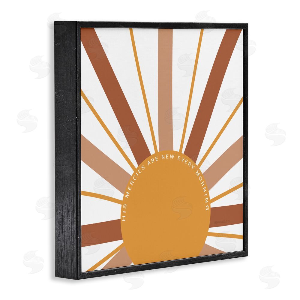 Sundance Graphics His Mercies Every Morning Black Framed Giclee Wall Art Print