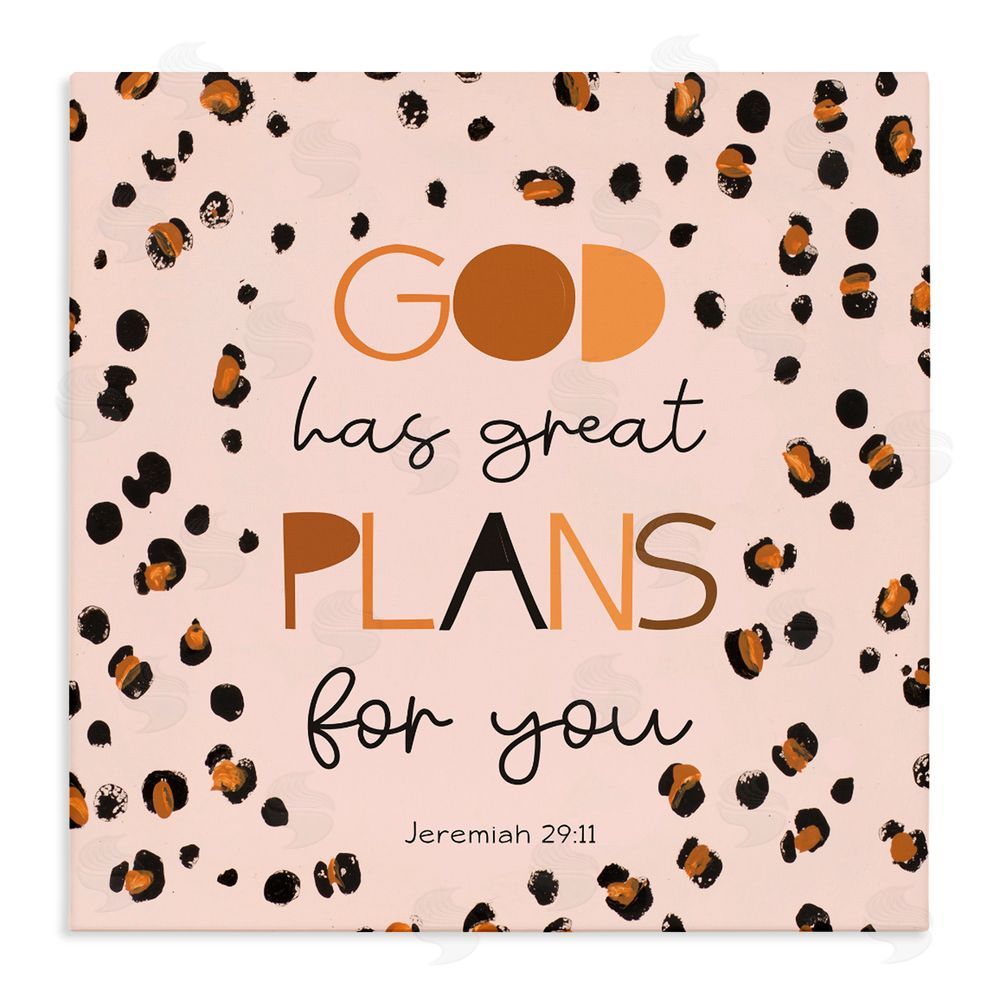 Sundance Graphics God Has Plans For You Canvas Wall Art Print