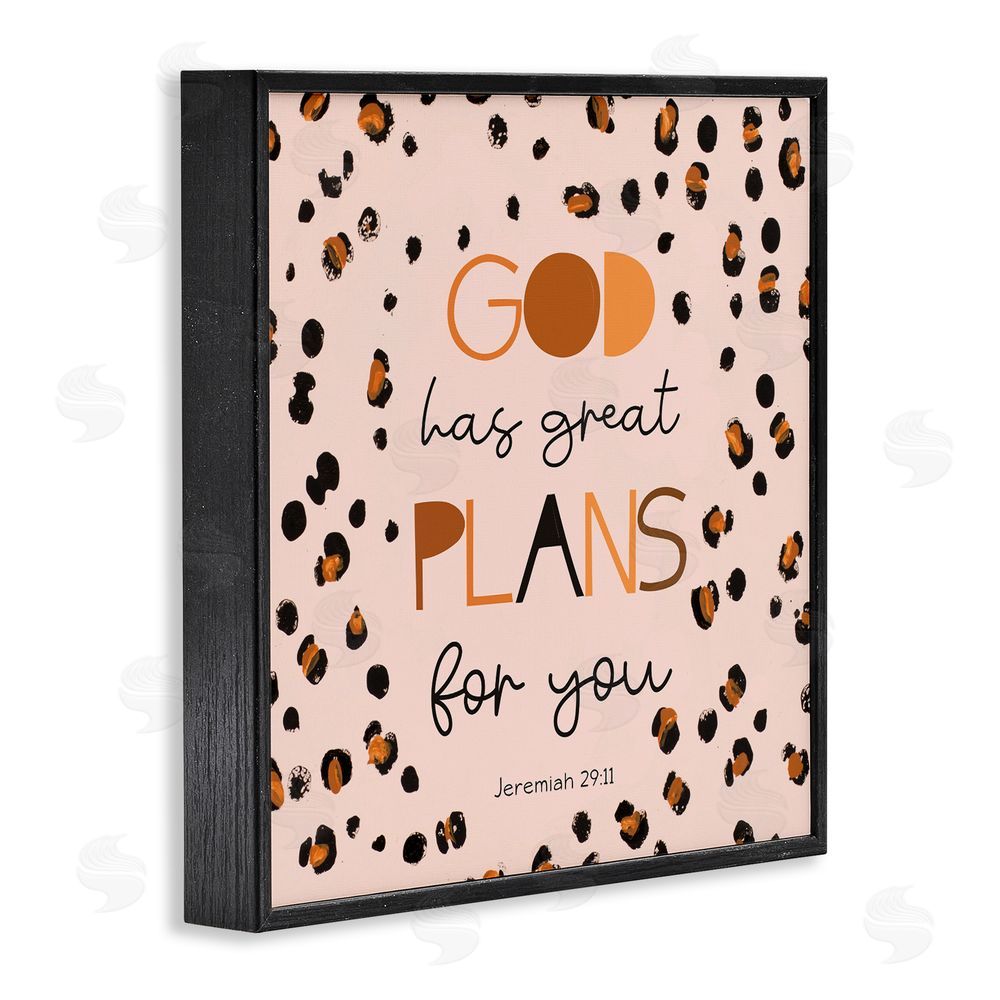 Sundance Graphics God Has Plans For You Black Framed Giclee Wall Art Print