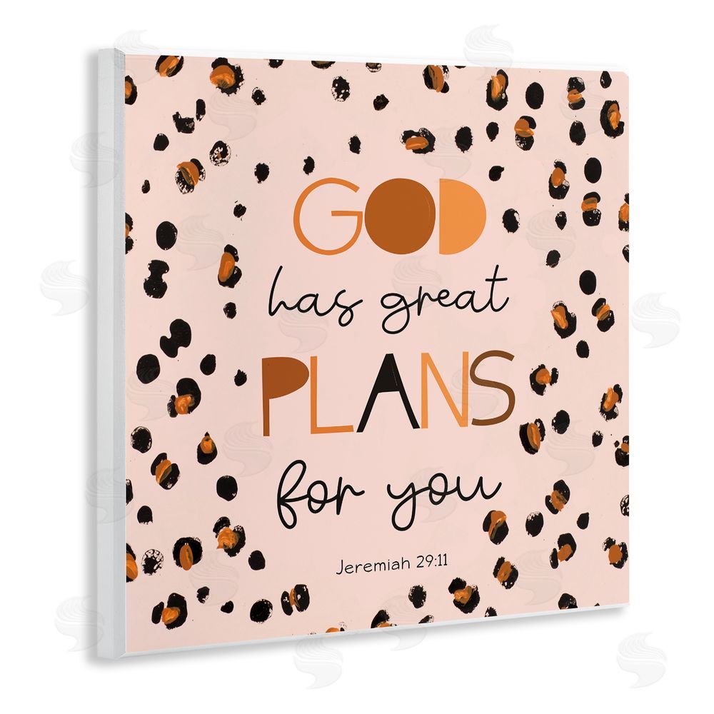 Sundance Graphics God Has Plans For You Wall Plaque Printed Art