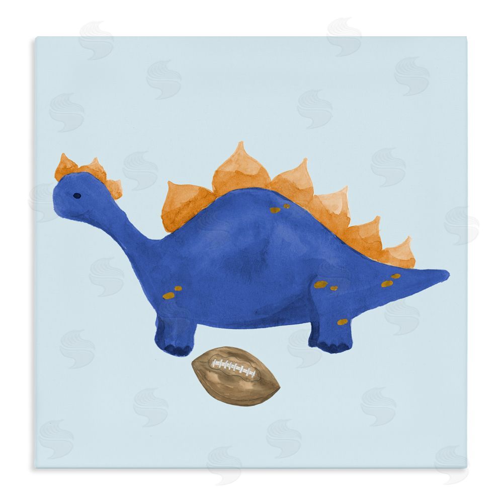 Sundance Graphics Sporty Baby Dino Canvas Wall Art Print
