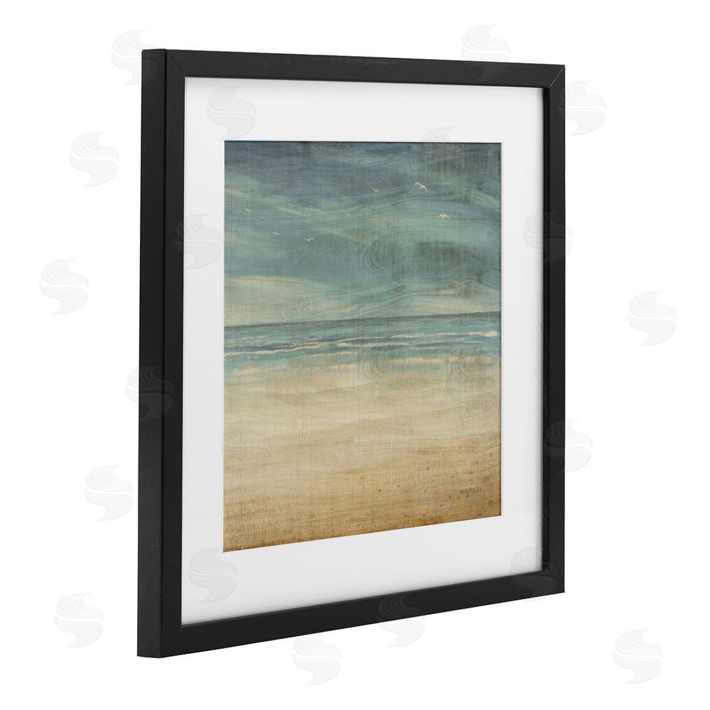 Sundance Graphics Moody Coastal Days Black Framed Print Under Glass Wall Art