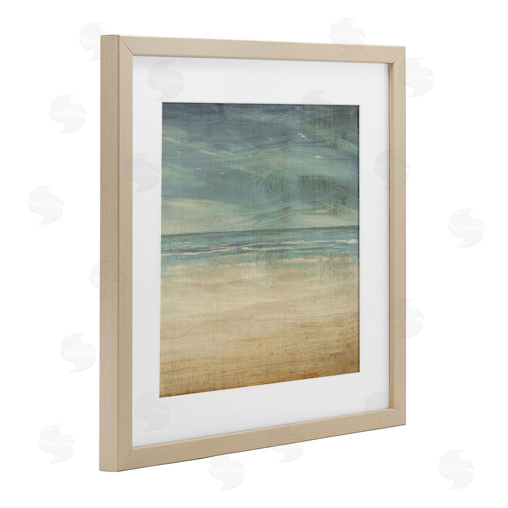 Sundance Graphics Moody Coastal Days Birch Framed Print Under Glass Wall Art
