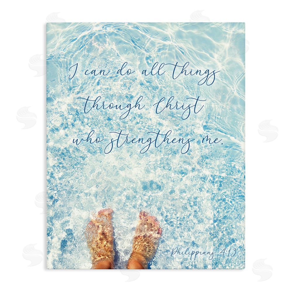 Sundance Graphics I Can Do All Things Canvas Wall Art Print