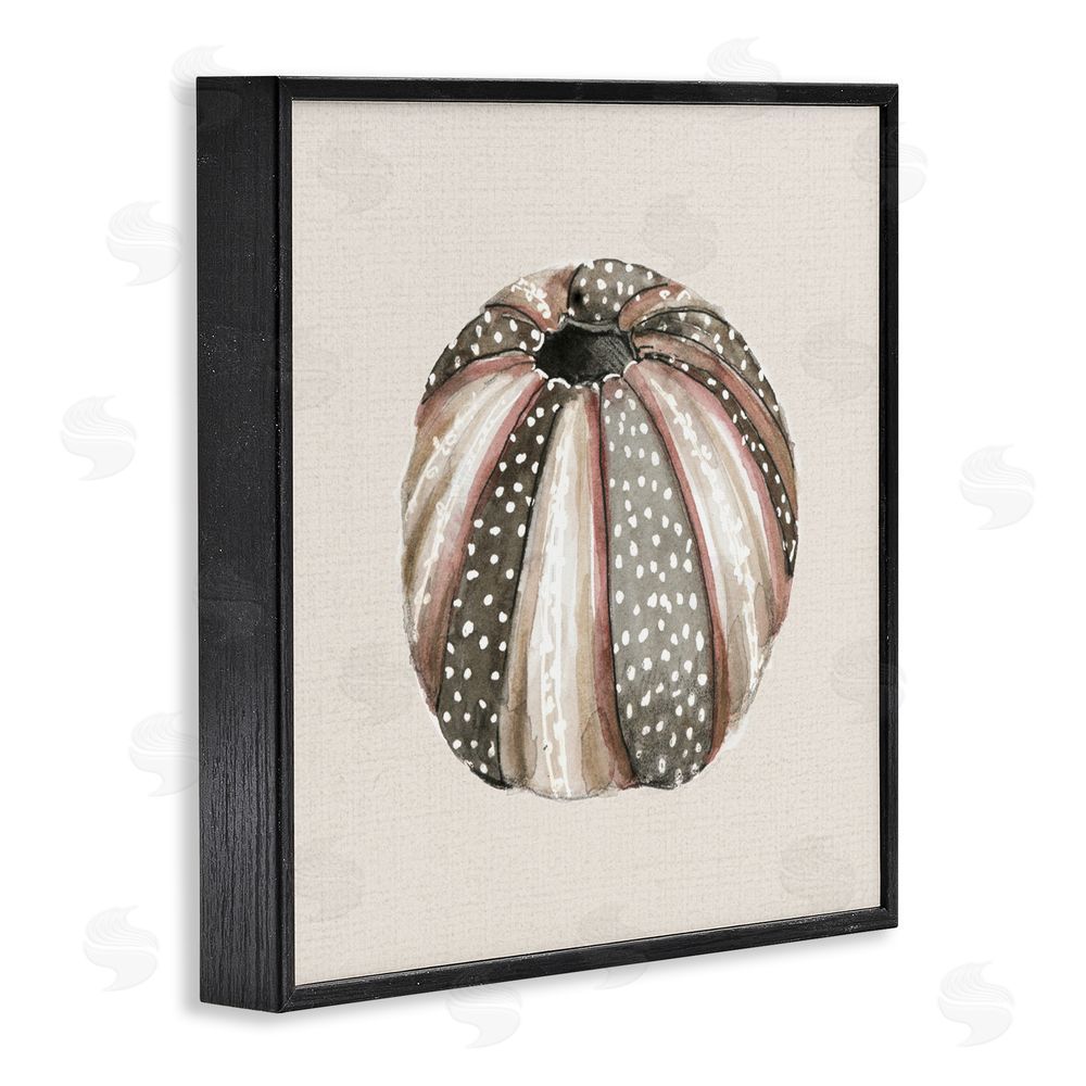 Lanie Loreth Dotted Neutral Pumpkin Black Framed Giclee Wall Art Print