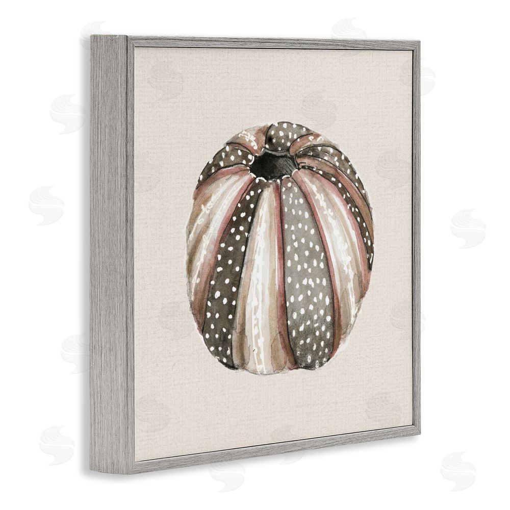 Lanie Loreth Dotted Neutral Pumpkin Gray Framed Giclee Wall Art Print