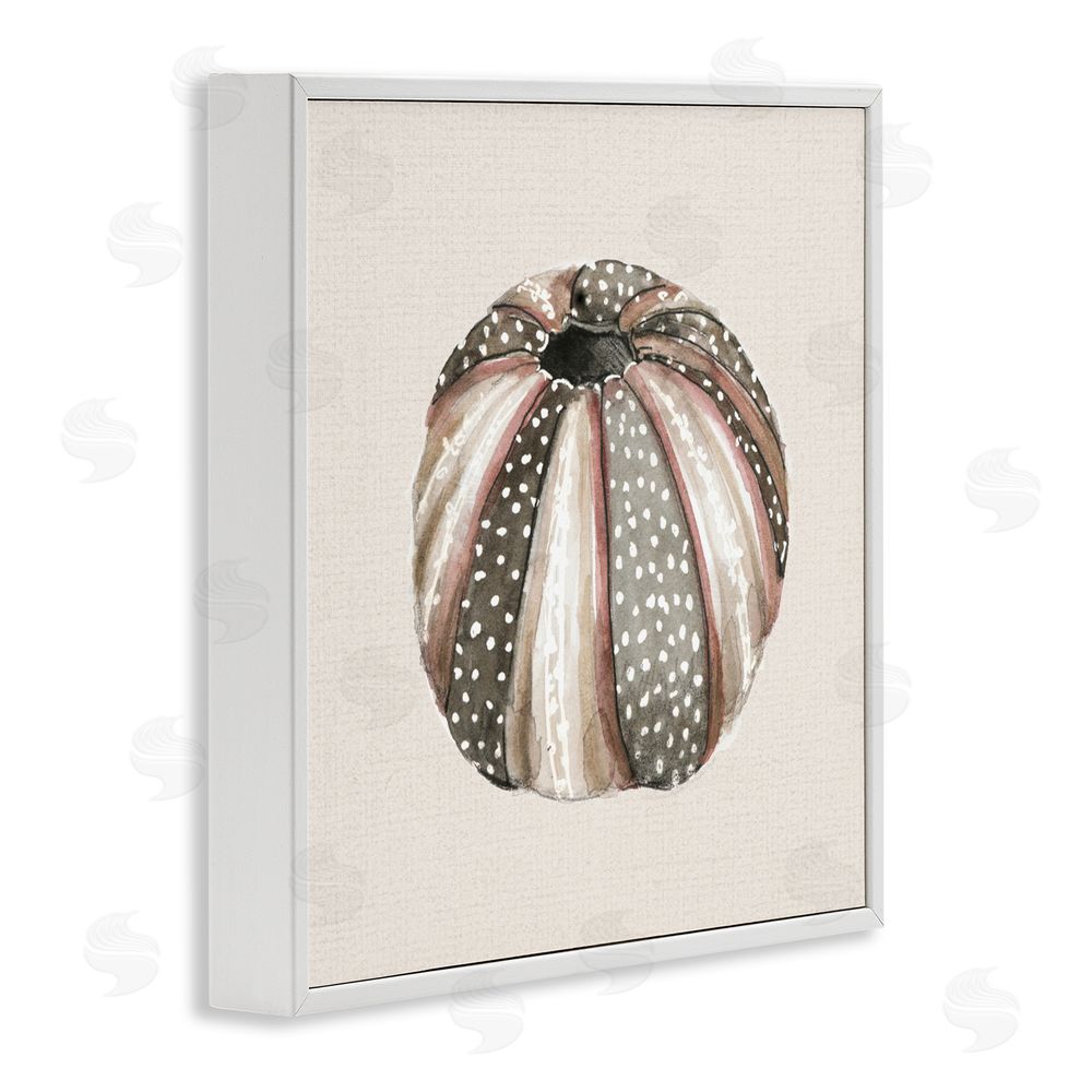 Lanie Loreth Dotted Neutral Pumpkin White Framed Giclee Wall Art Print