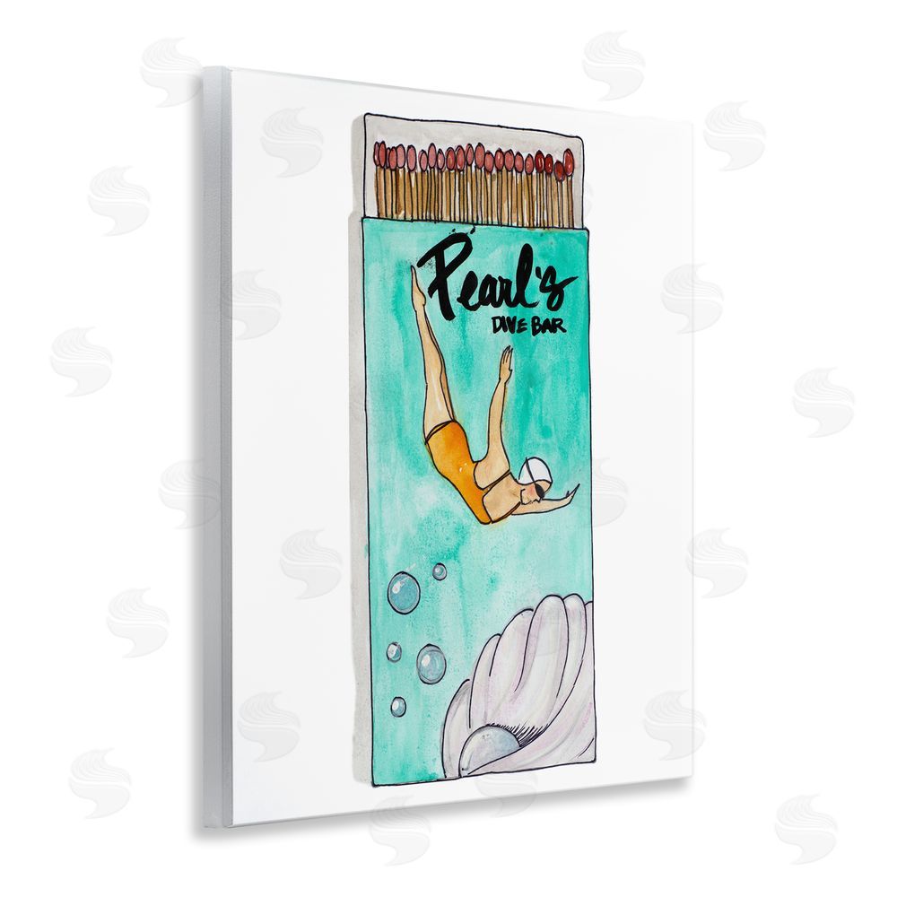 Nola James Pearl Dive Matchbox Wall Plaque Art Print