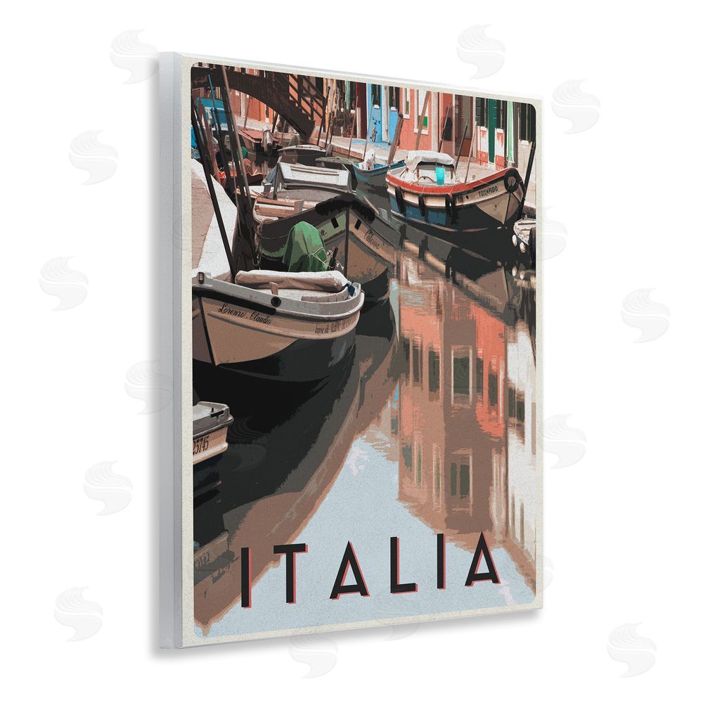 Sundance Graphics Italia Canal Poster Wall Plaque Printed Art