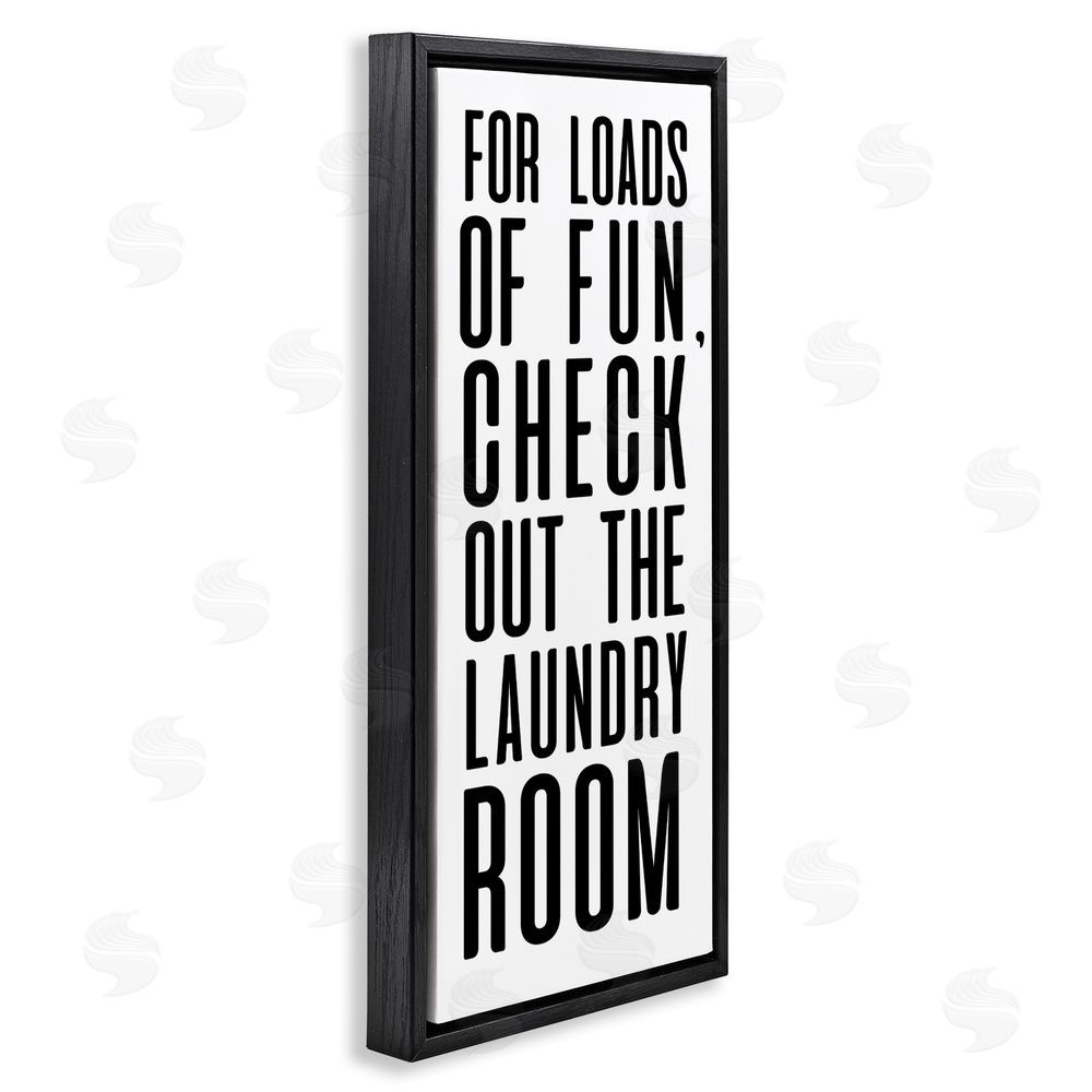 Sundance Graphics For Loads Of Fun Black Floating Frame Canvas Wall Art Print
