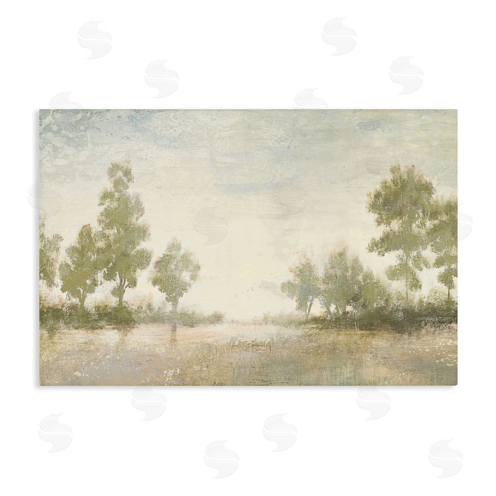 Sundance Graphics Forest Light Distant Valley Canvas Wall Art Print