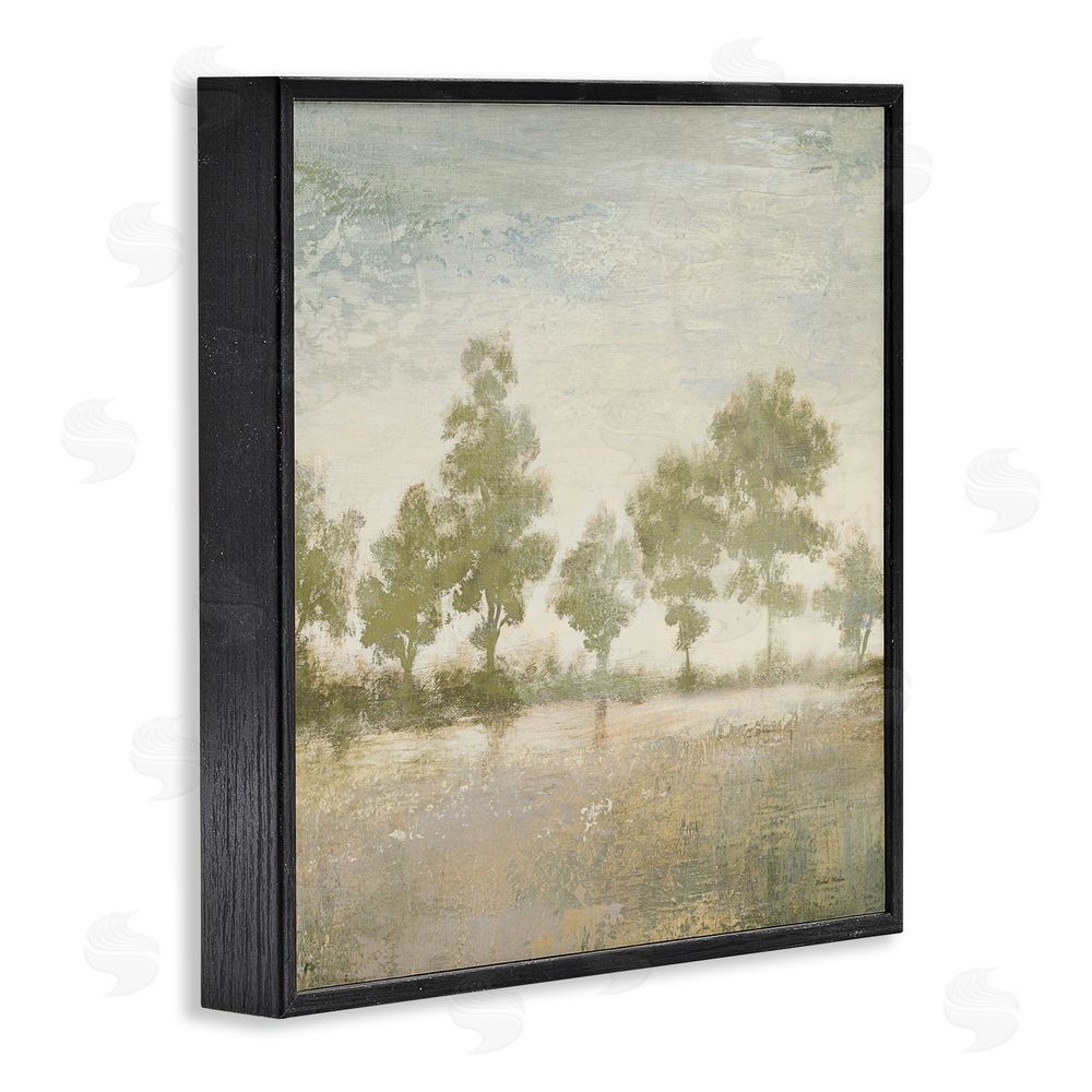 Sundance Graphics Forest Light Landscape Black Framed Giclee Wall Art Print
