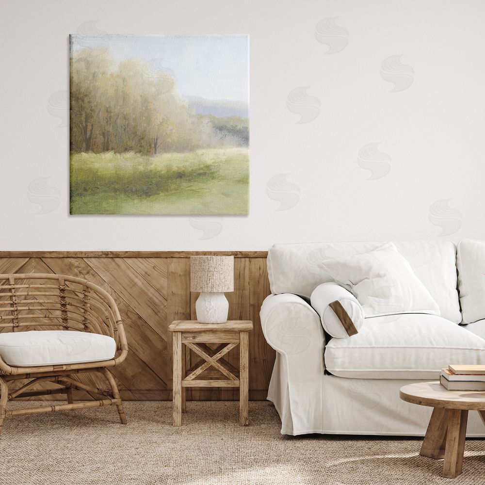 Sundance Graphics Within Familiar Place Meadow Canvas Wall Art Print in Room