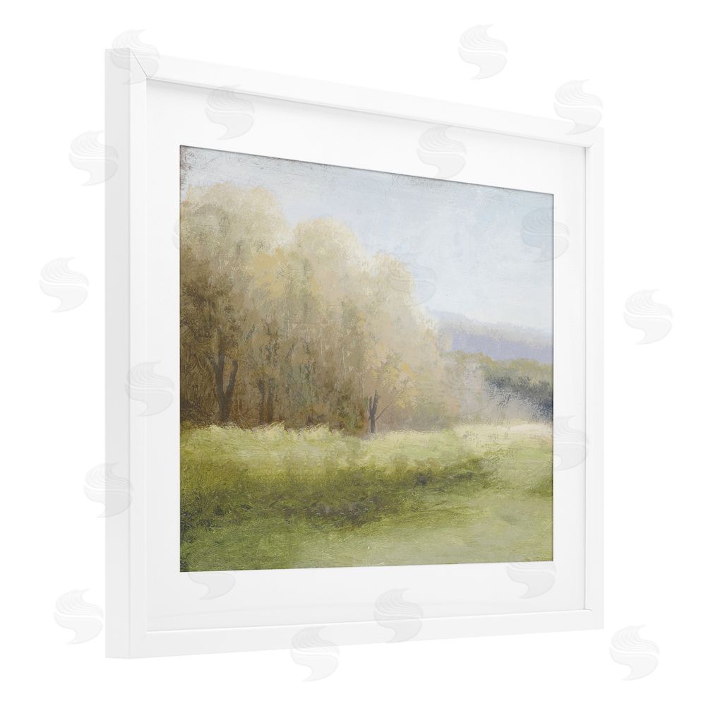 Sundance Graphics Within a Familiar Place Landscape White Framed Print Under Glass Wall Art