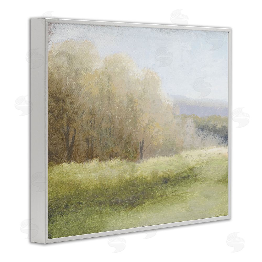 Sundance Graphics Within a Familiar Place Landscape White Framed Giclee Wall Art Print