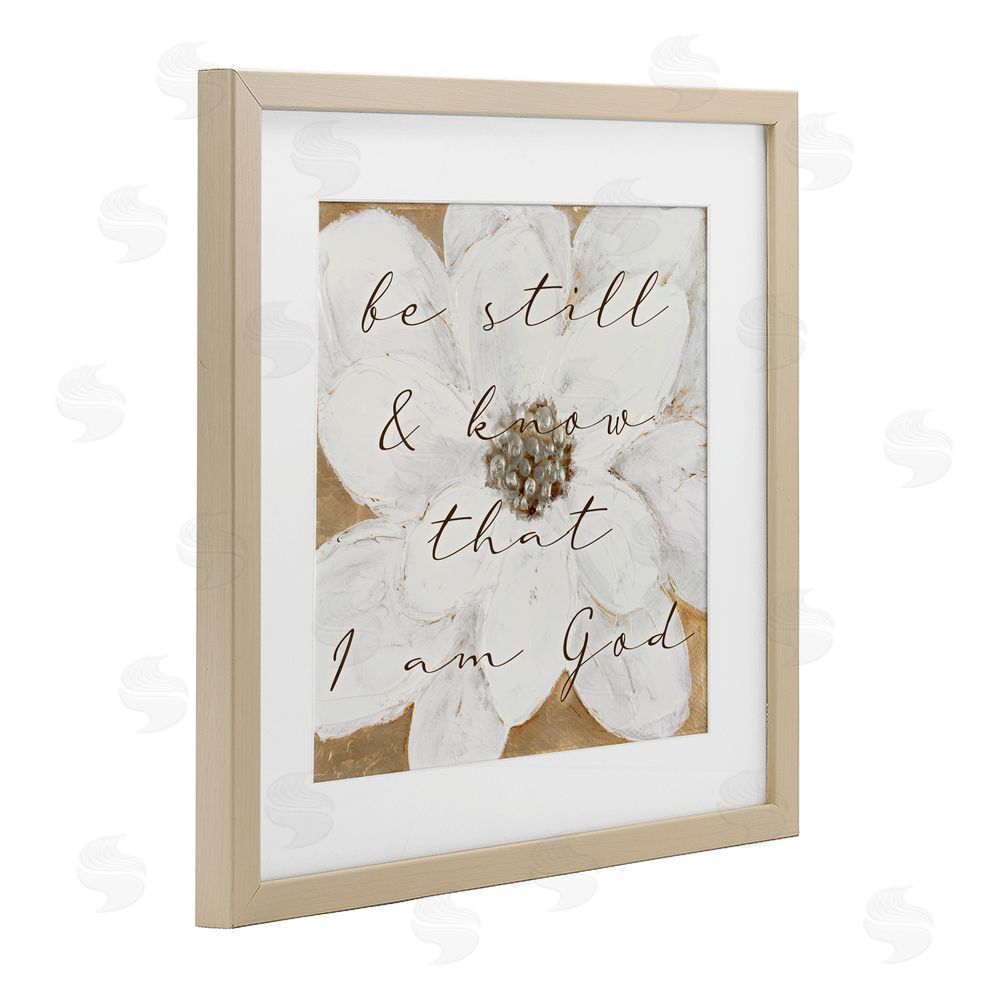 Sundance Graphics Be Still with White Magnolia Birch Framed Print Under Glass Wall Art