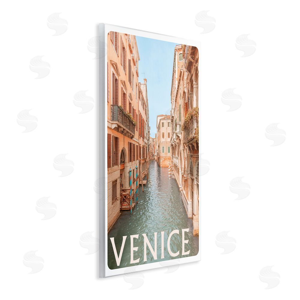 Sundance Graphics Venice Canal Waterway Wall Plaque Printed Art