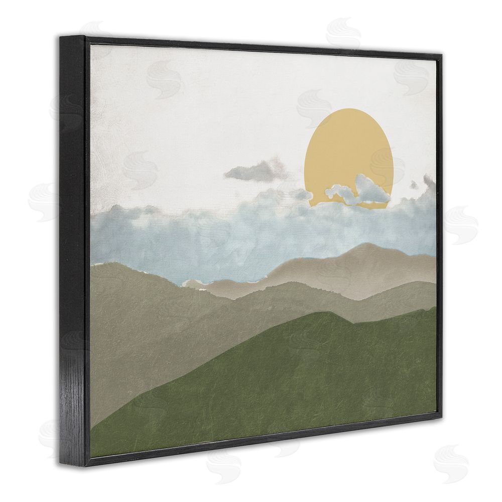 Sundance Graphics Earthen Dreams Sunrise Black Framed Giclee Wall Art Print