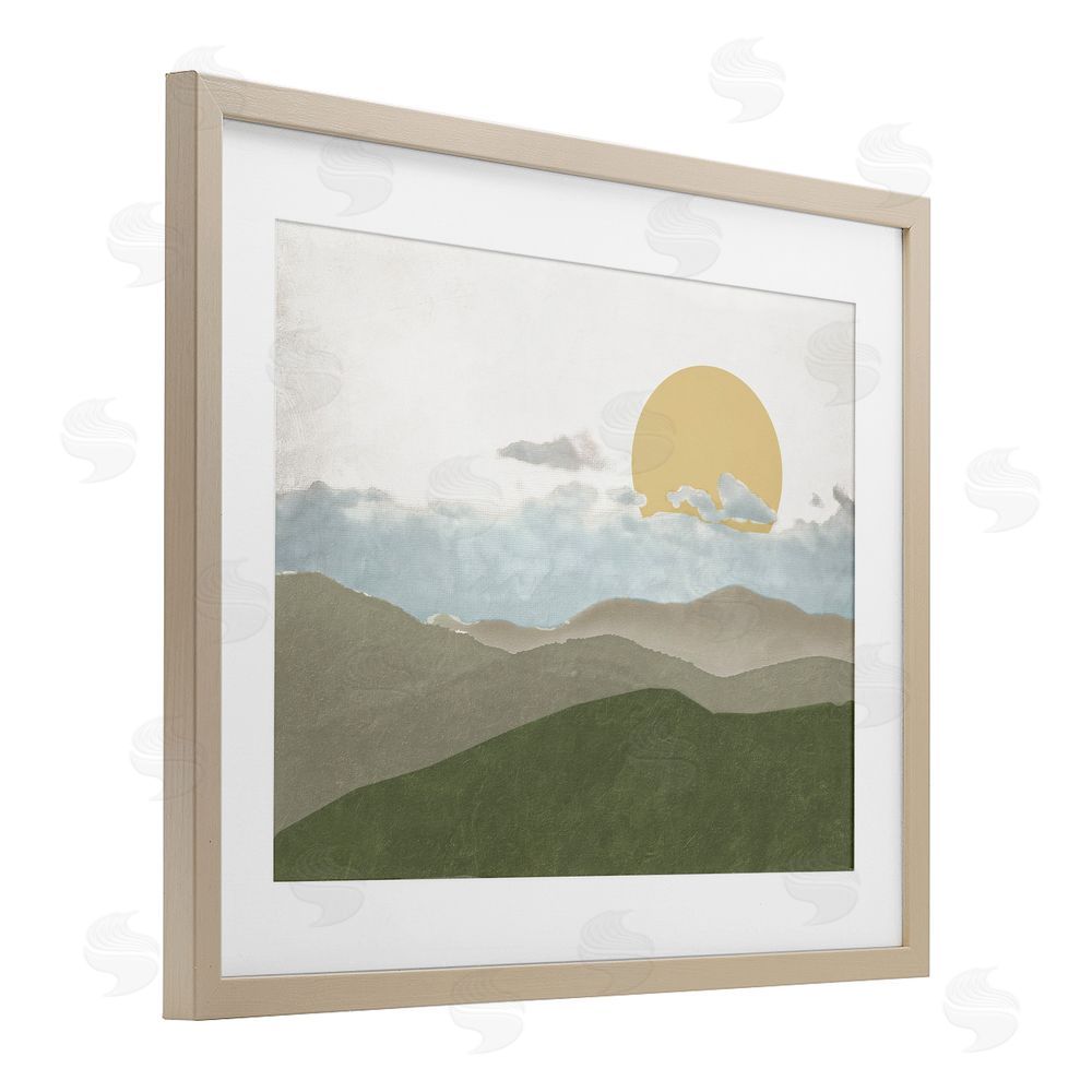 Sundance Graphics Earthen Dreams Sunrise Birch Framed Print Under Glass Wall Art
