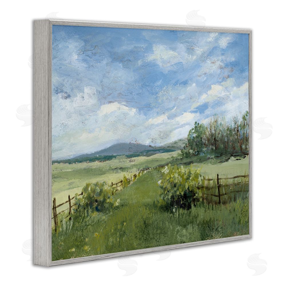 Lanie Loreth Thank You Nature Landscape Gray Framed Giclee Wall Art Print