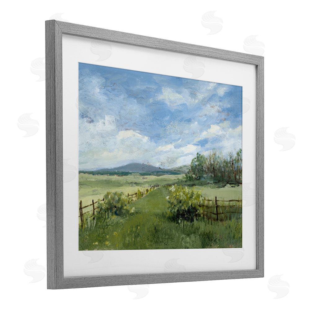 Lanie Loreth Thank You Nature Landscape Gray Framed Print Under Glass Wall Art