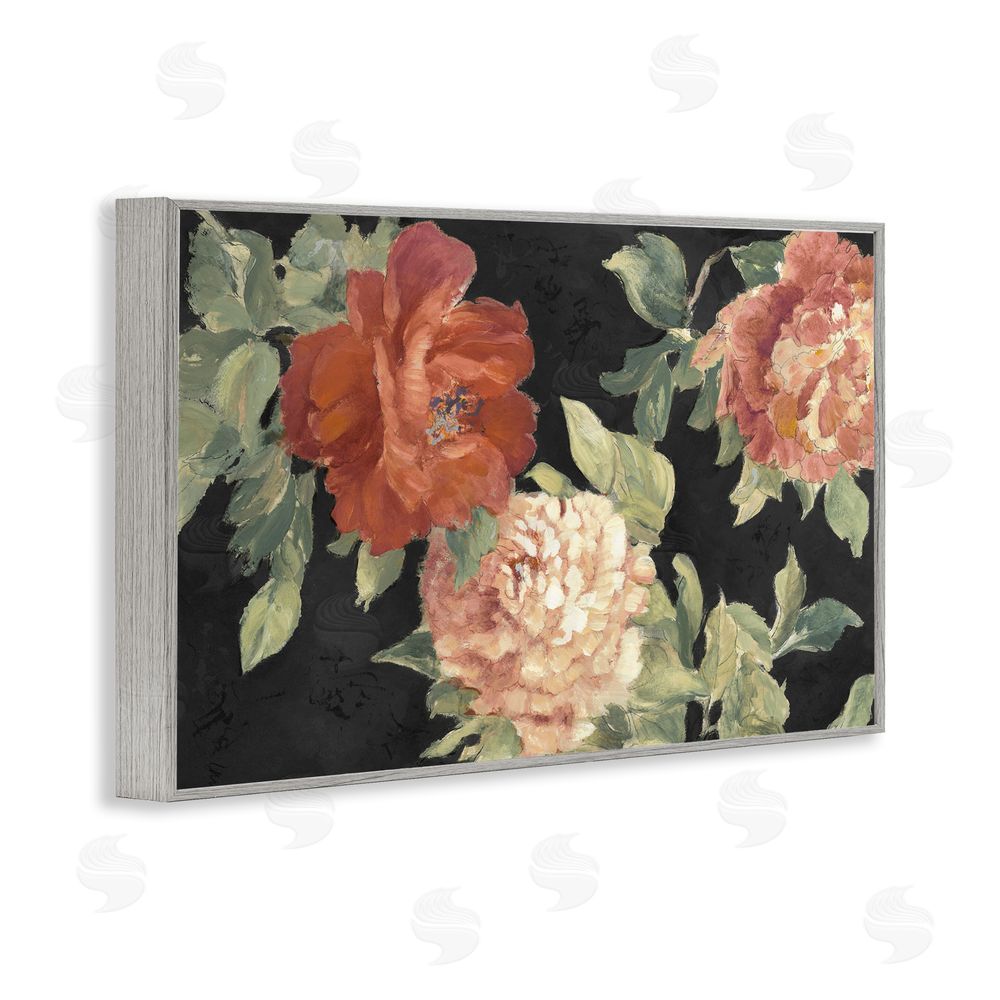Sundance Graphics Beauty of the Red Blossom Gray Framed Giclee Wall Art Print
