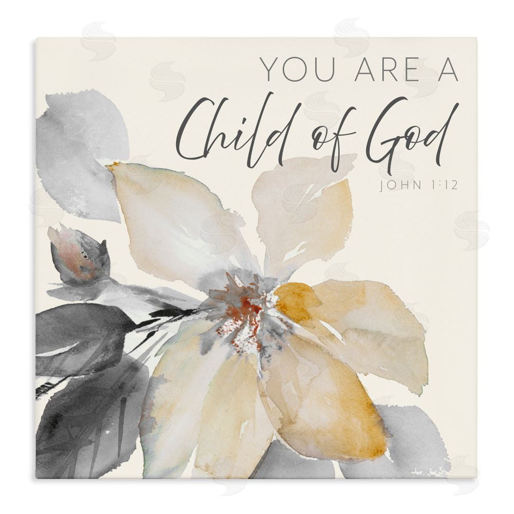 Sundance Graphics Child Of God Flower Canvas Wall Art Print