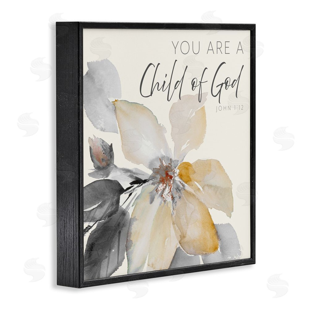 Sundance Graphics Child Of God Flower Black Framed Giclee Wall Art Print