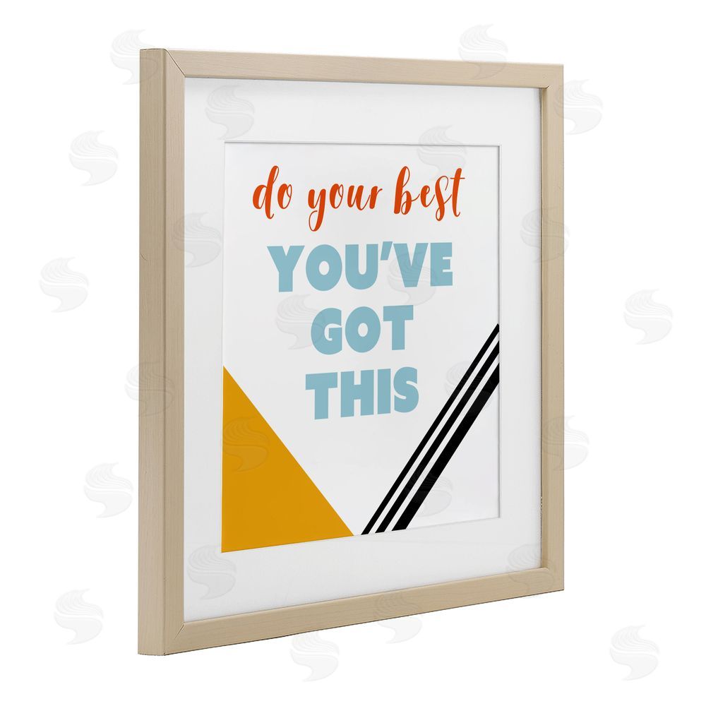Sundance Graphics Do Your Best You've Got This Birch Framed Print Under Glass Wall Art