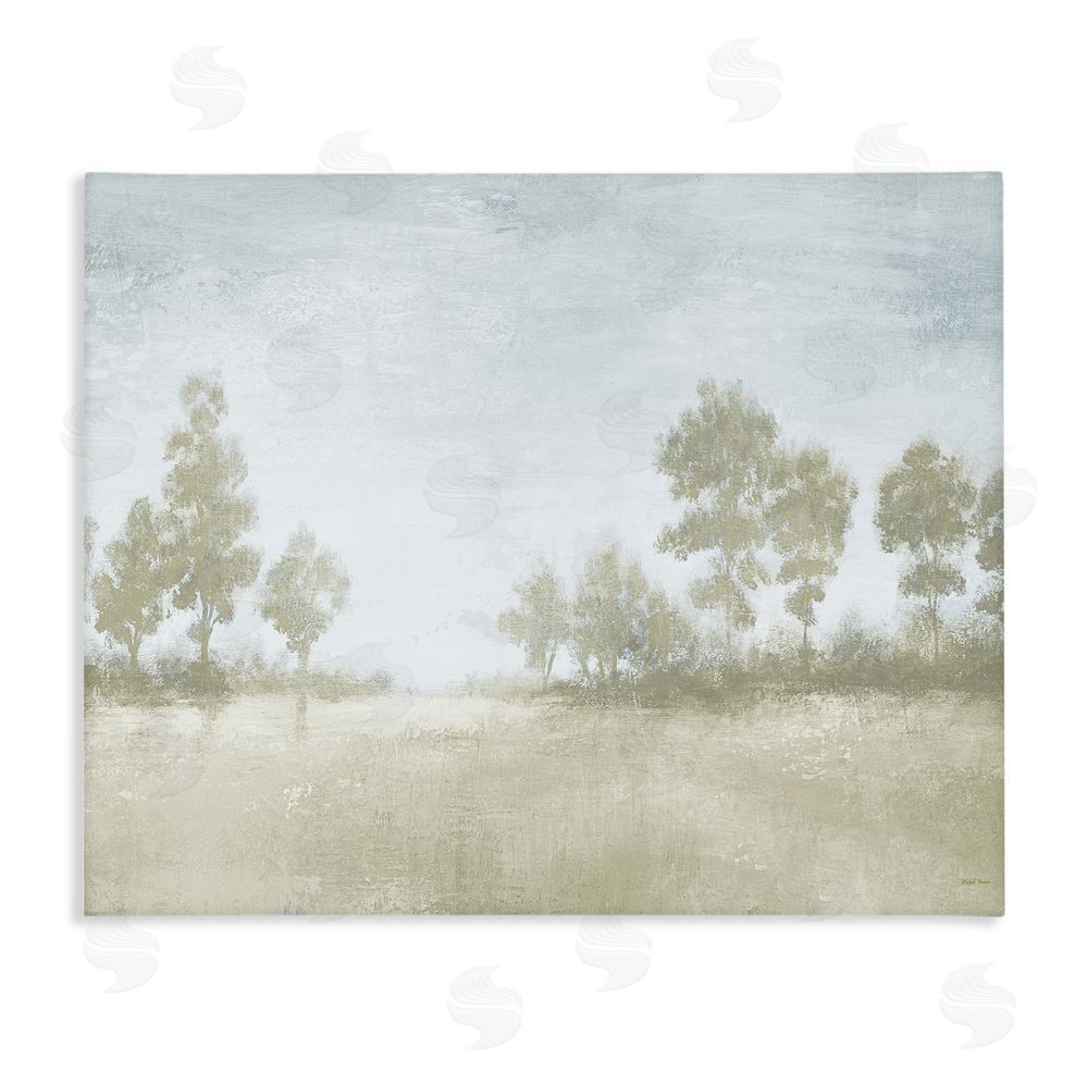 Michael Marcon Soft Distant Valley Landscape Stretched Canvas Wall Art Print