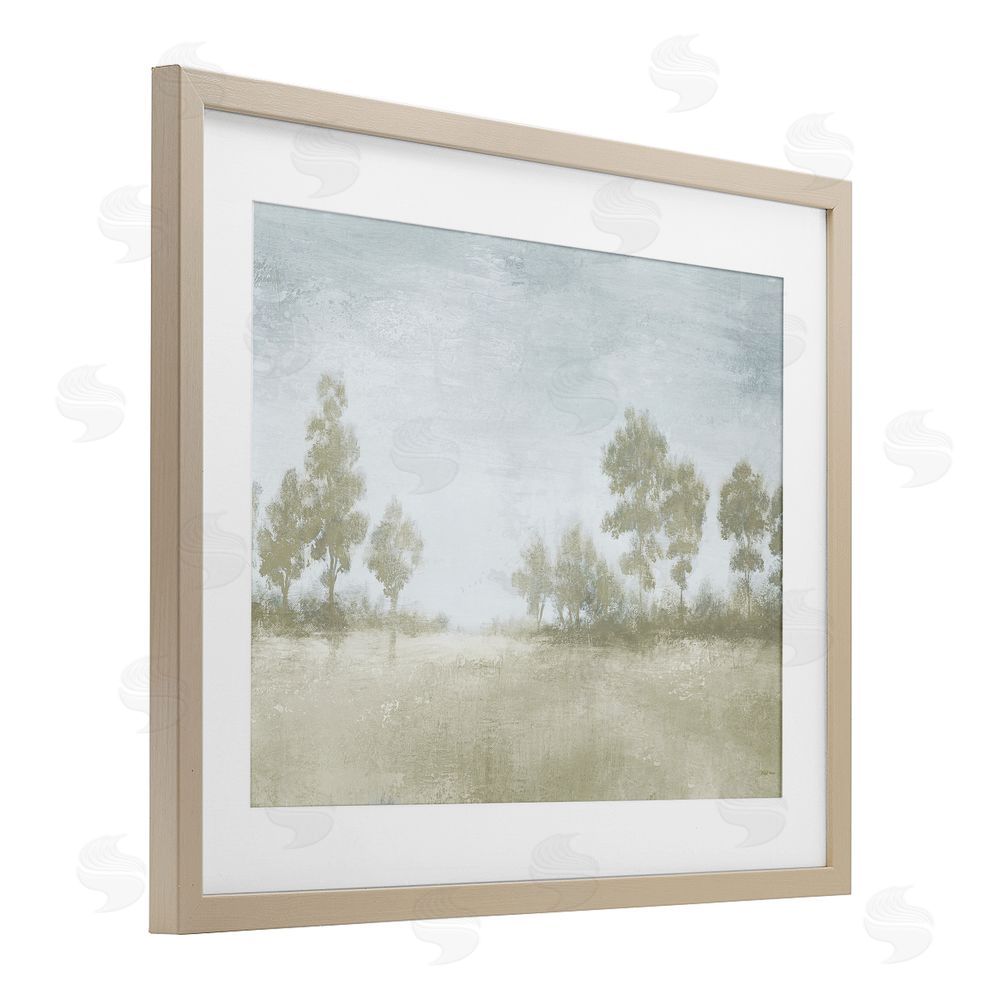 Michael Marcon Soft Distant Valley Landscape Birch Framed Print Under Glass Wall Art